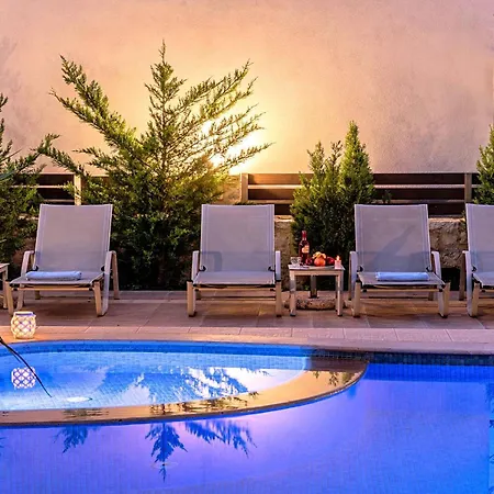 Vila Azure Horizon Heated Pool At 550 M Rethymno